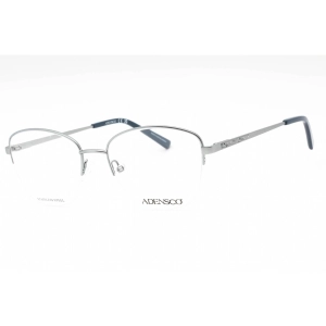 Adensco Women's Eyeglasses - Matte Blue Metal Cat Eye Half Rim Frame | AD 252 0FLL 00