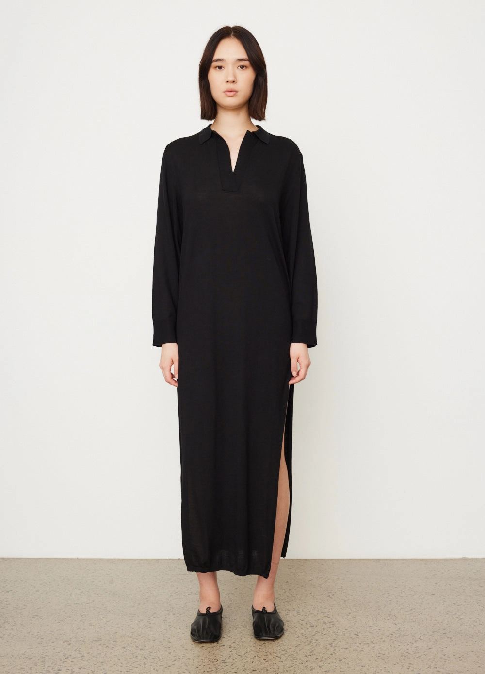 Amor Collared Knit Dress