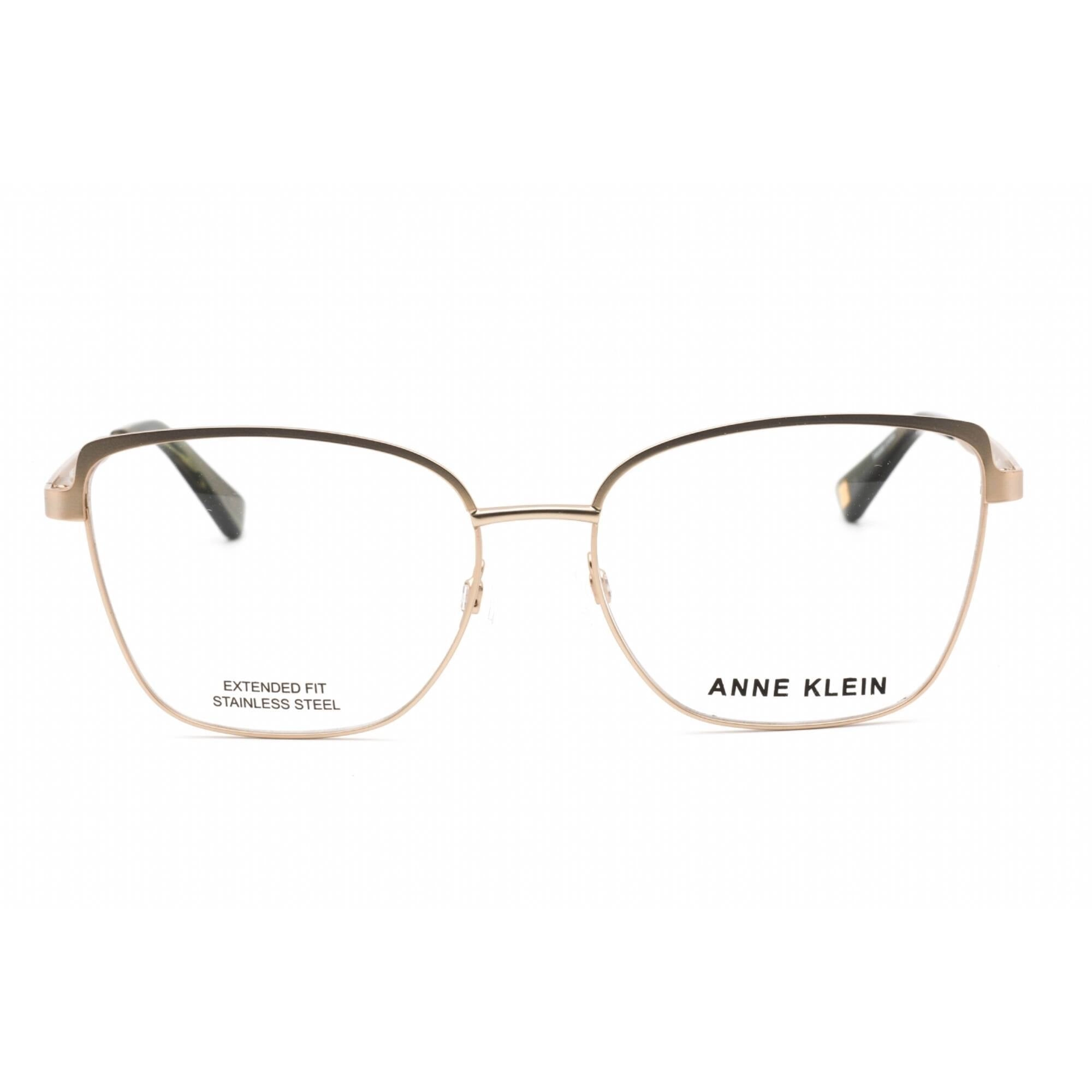 Anne Klein Women's Eyeglasses - Gold Cat Eye Full Rim Metal Frame | AK5094 710