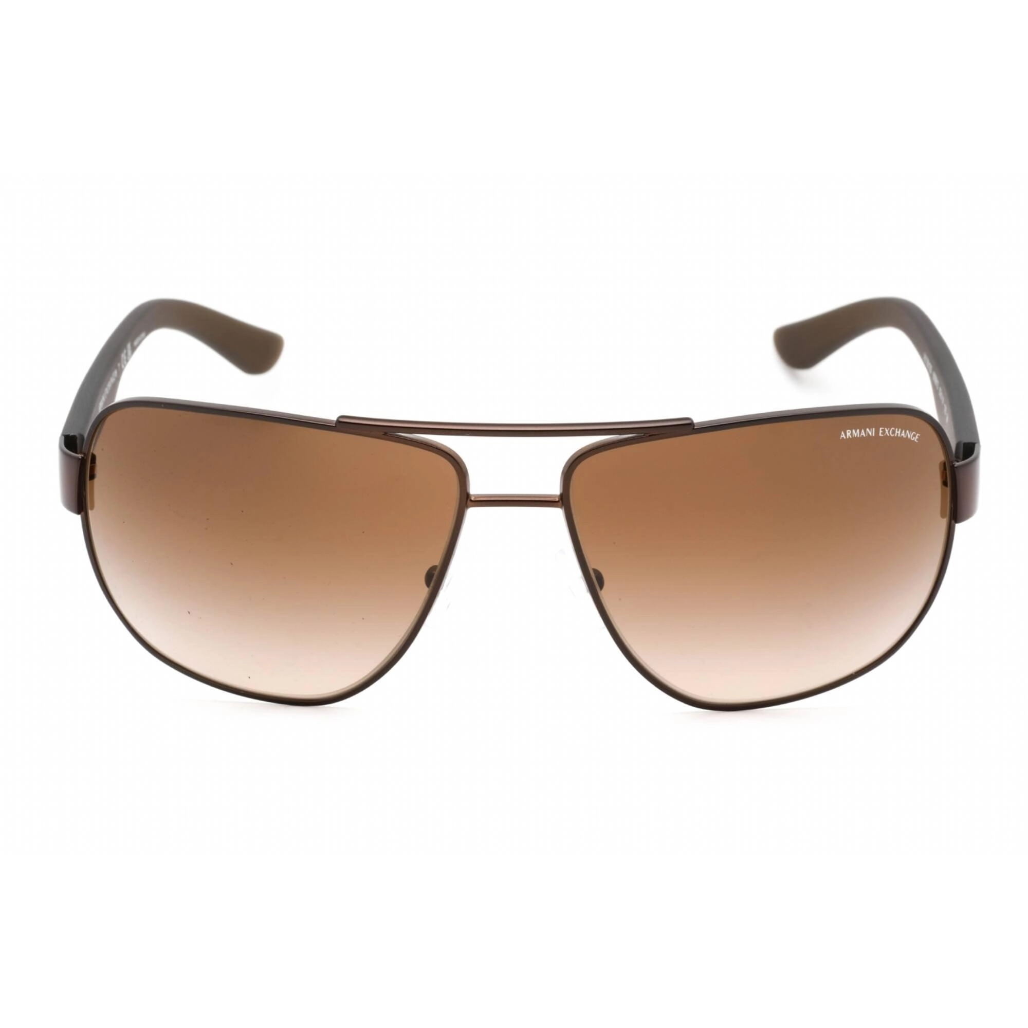 Armani Exchange Women's Sunglasses - Brown Metal Aviator Shape Frame | AX2012S 605813