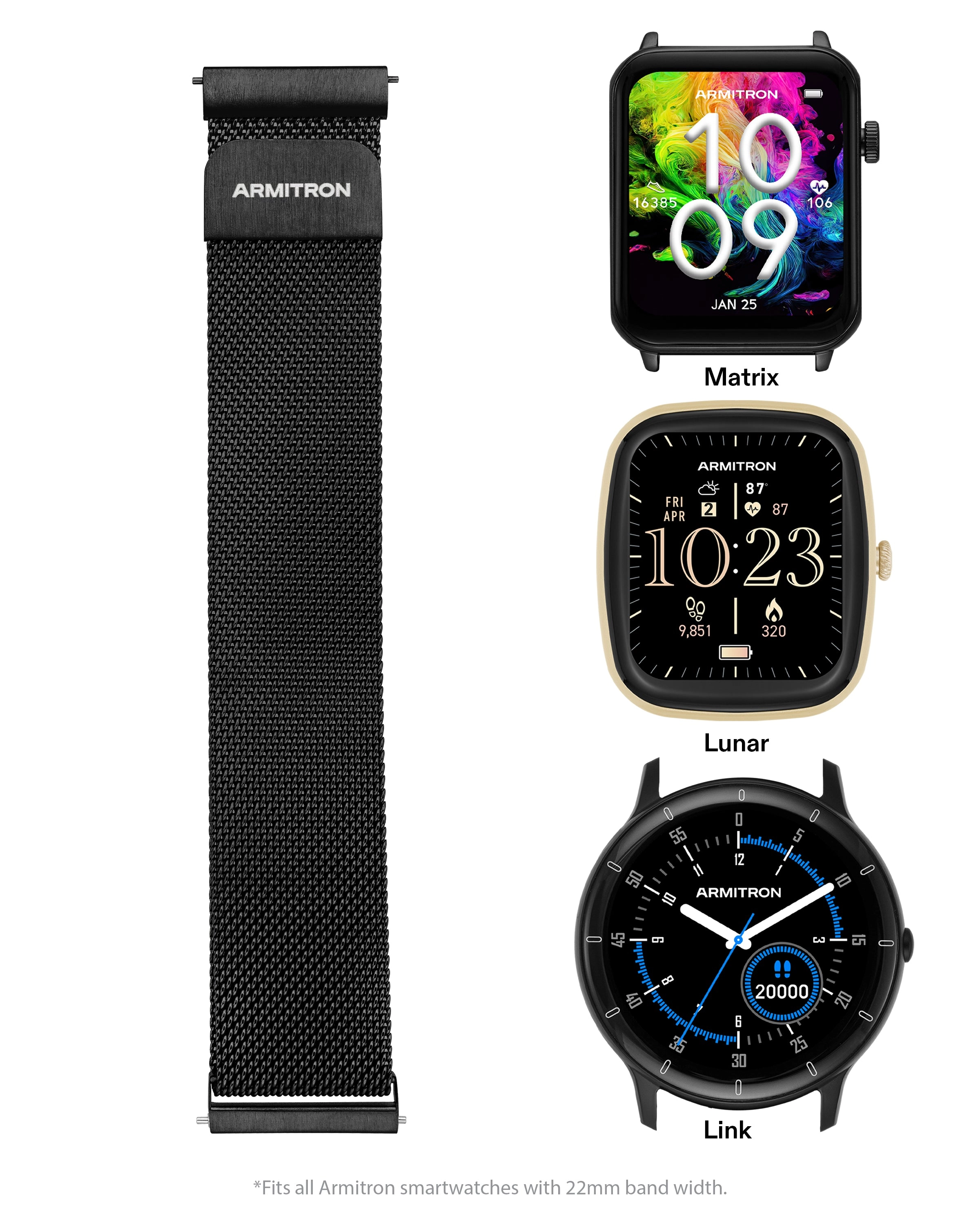 Armitron Connect™ Mesh Band | 22mm