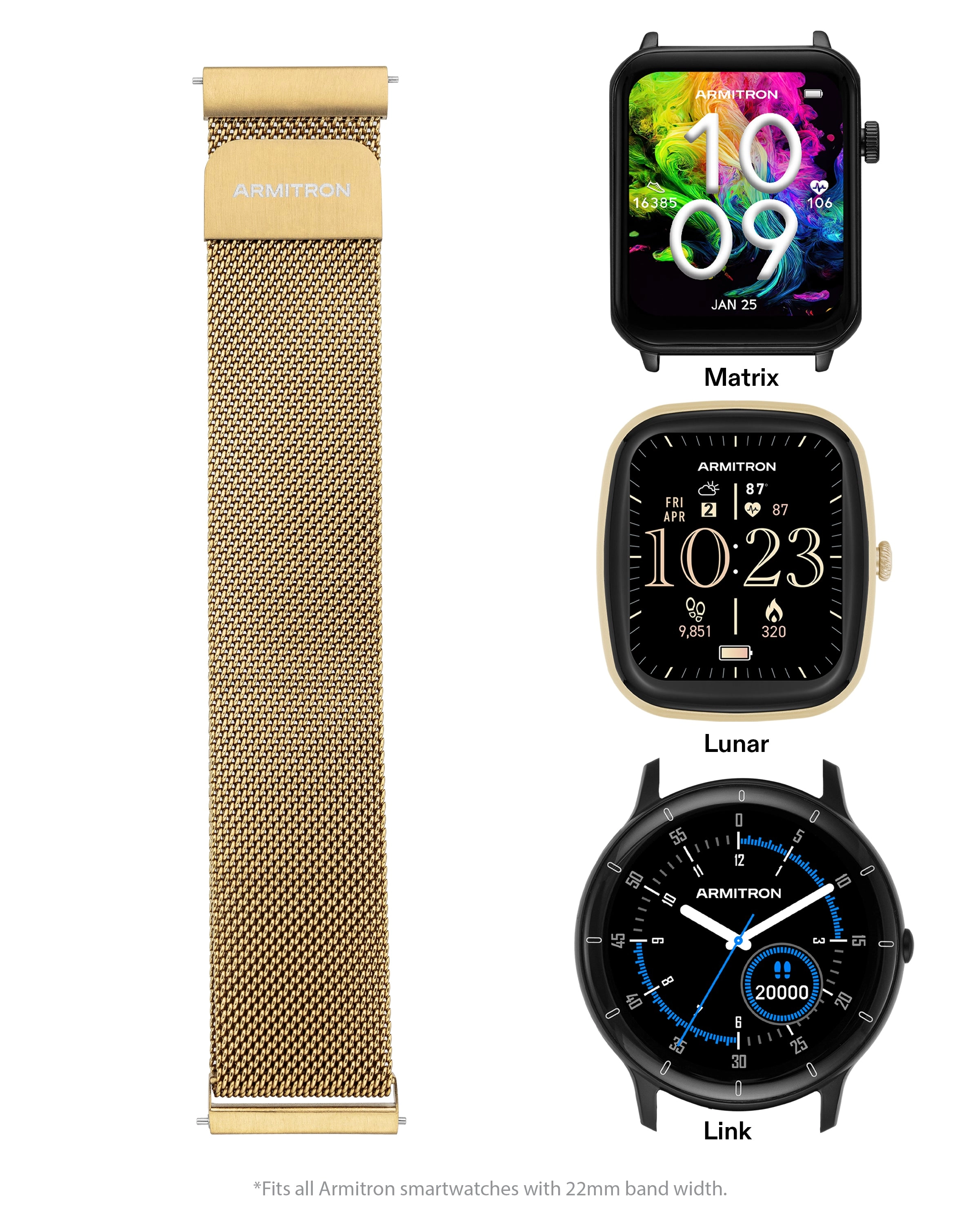 Armitron Connect™ Mesh Band | 22mm