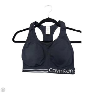 Athletic Bra By Calvin Klein In Black, Size: M