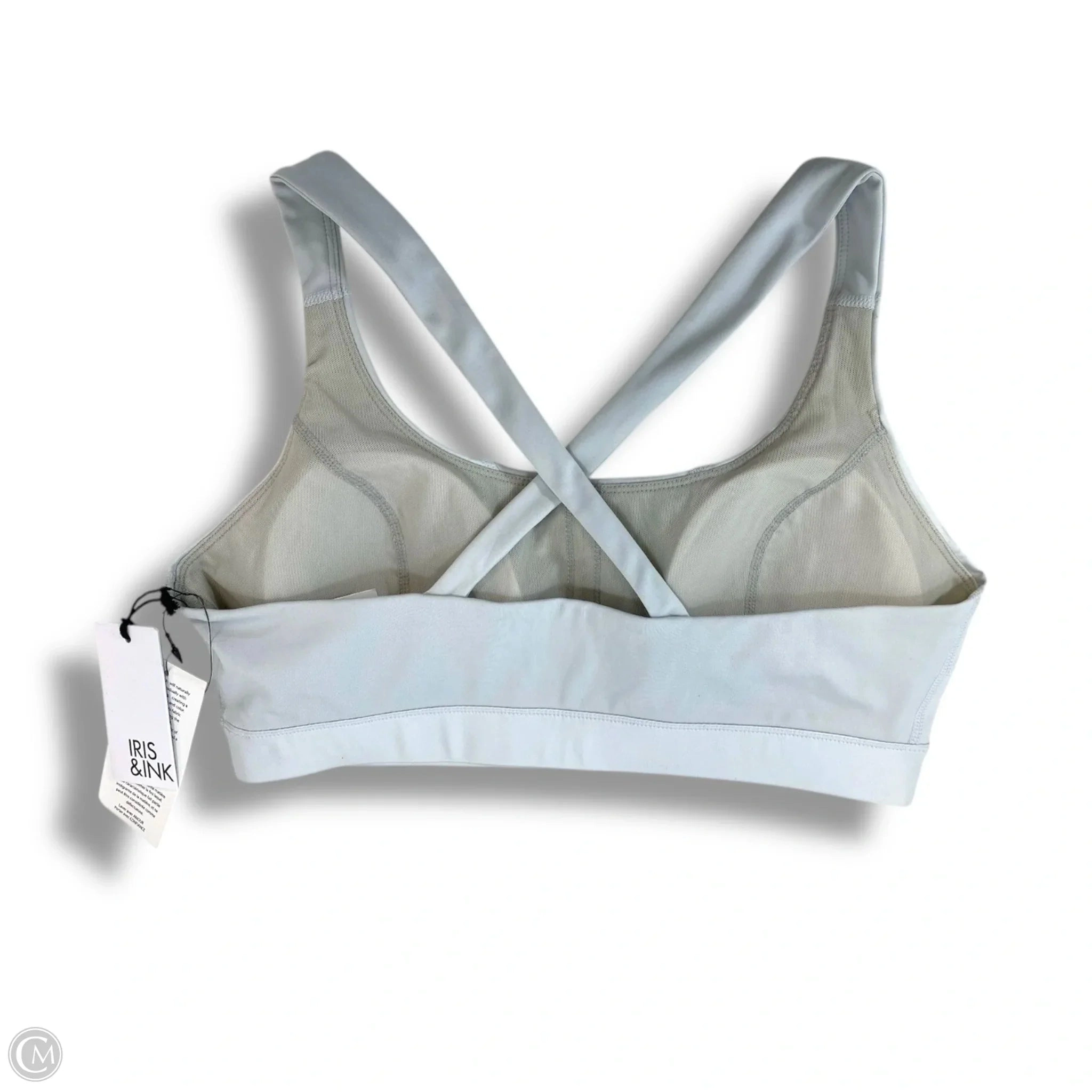 Athletic Bra By Iris In Grey, Size: M