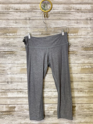 Athletic Leggings Capris By Lululemon In Grey, Size:8