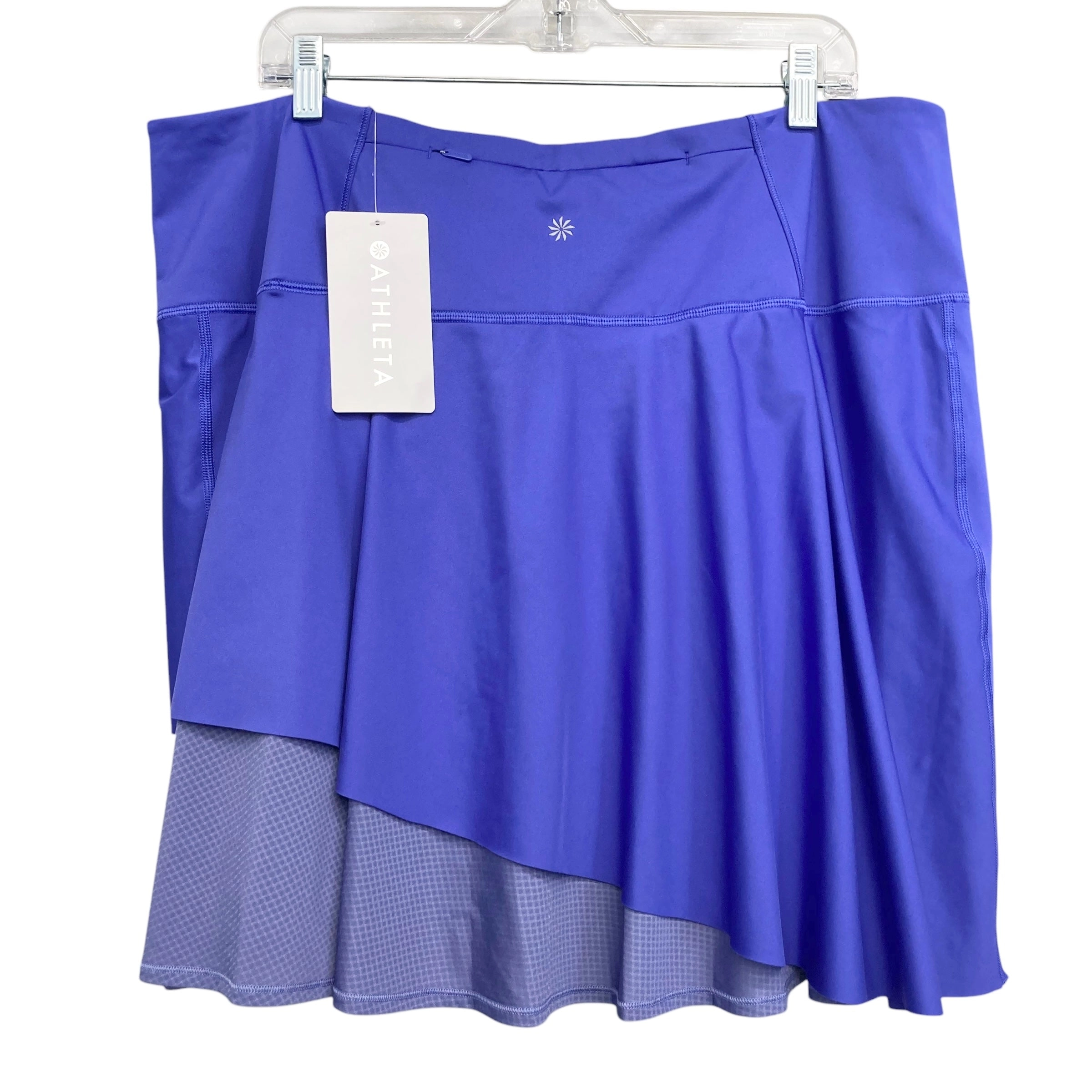 Athletic Skort By Athleta In Blue, Size:2X