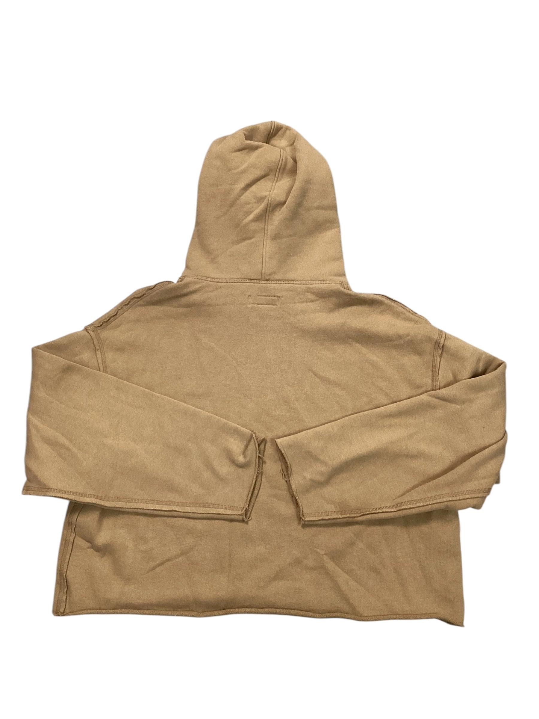 Athletic Sweatshirt Hoodie By Clothes Mentor In Brown, Size:S