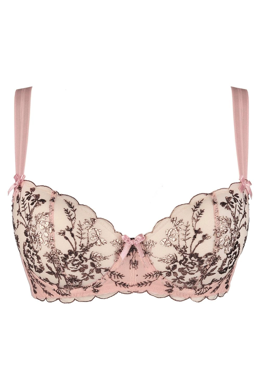 Axami Summer Love Sheer Unlined Balconette Bra - Limited Edition