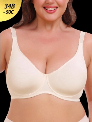 Back Vest Sports Bra for Women Adjustable Wireless-Bras
