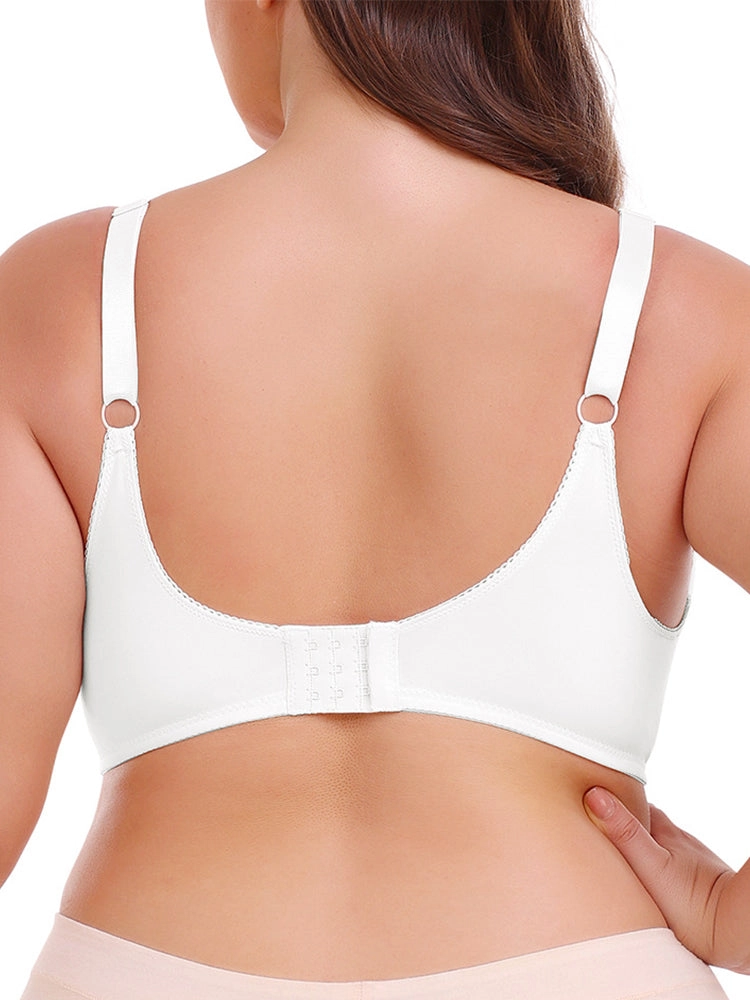 Back Vest Sports Bra for Women Adjustable Wireless-Bras