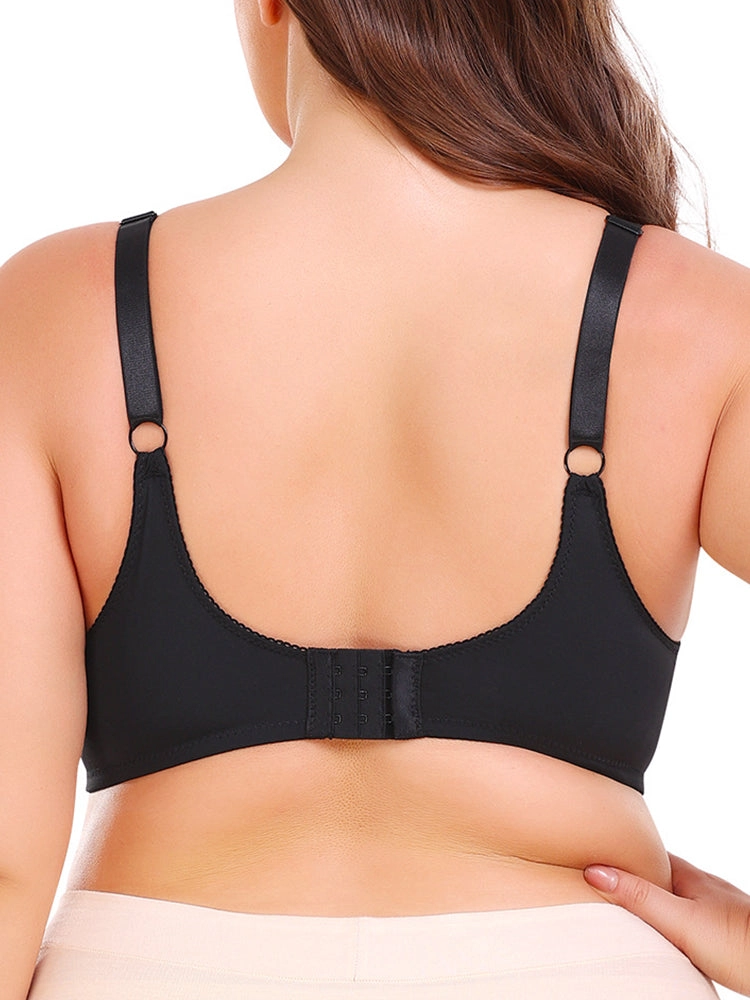 Back Vest Sports Bra for Women Adjustable Wireless-Bras
