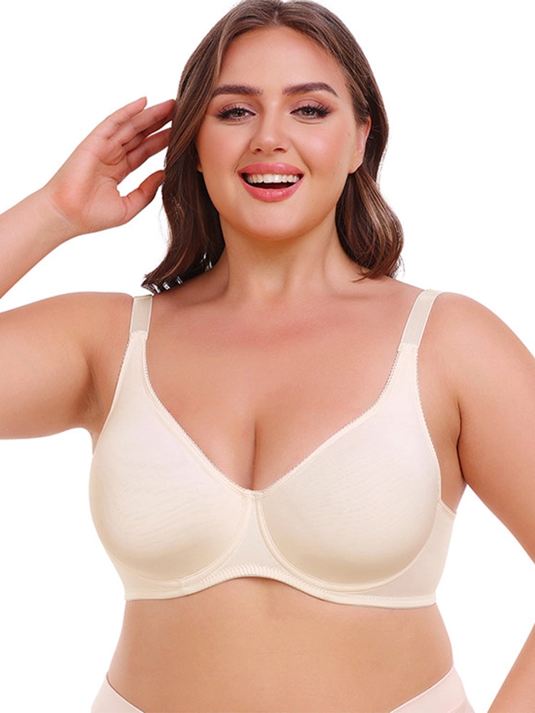 Back Vest Sports Bra for Women Adjustable Wireless-Bras