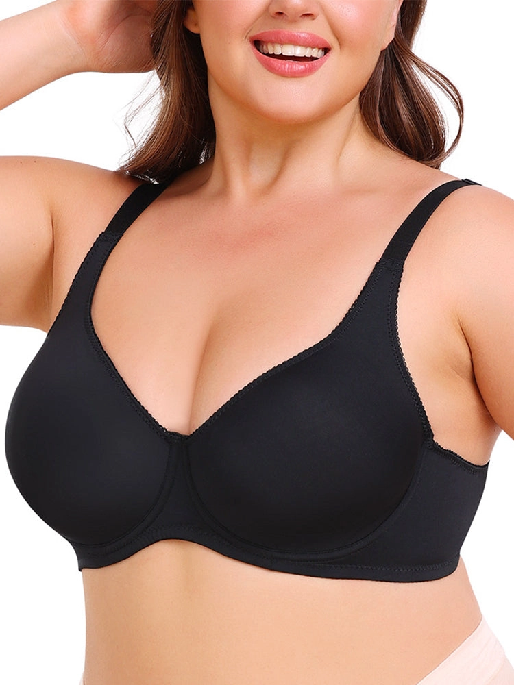 Back Vest Sports Bra for Women Adjustable Wireless-Bras