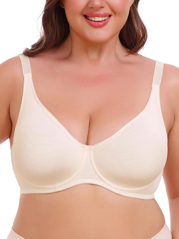 Back Vest Sports Bra for Women Adjustable Wireless-Bras