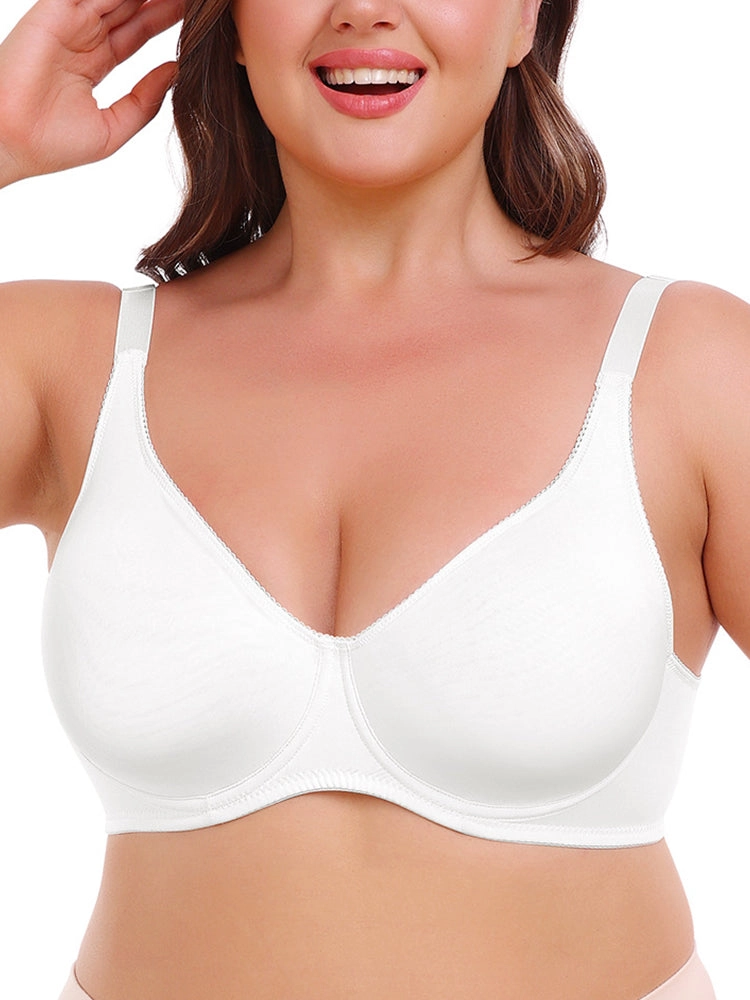 Back Vest Sports Bra for Women Adjustable Wireless-Bras