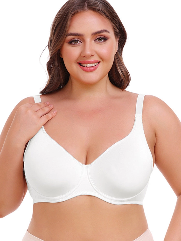 Back Vest Sports Bra for Women Adjustable Wireless-Bras