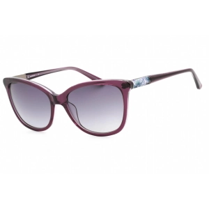 Bebe Women's Sunglasses - Plum Full Rim Rectangular Fixed Nose Pads Frame | BB7197 500