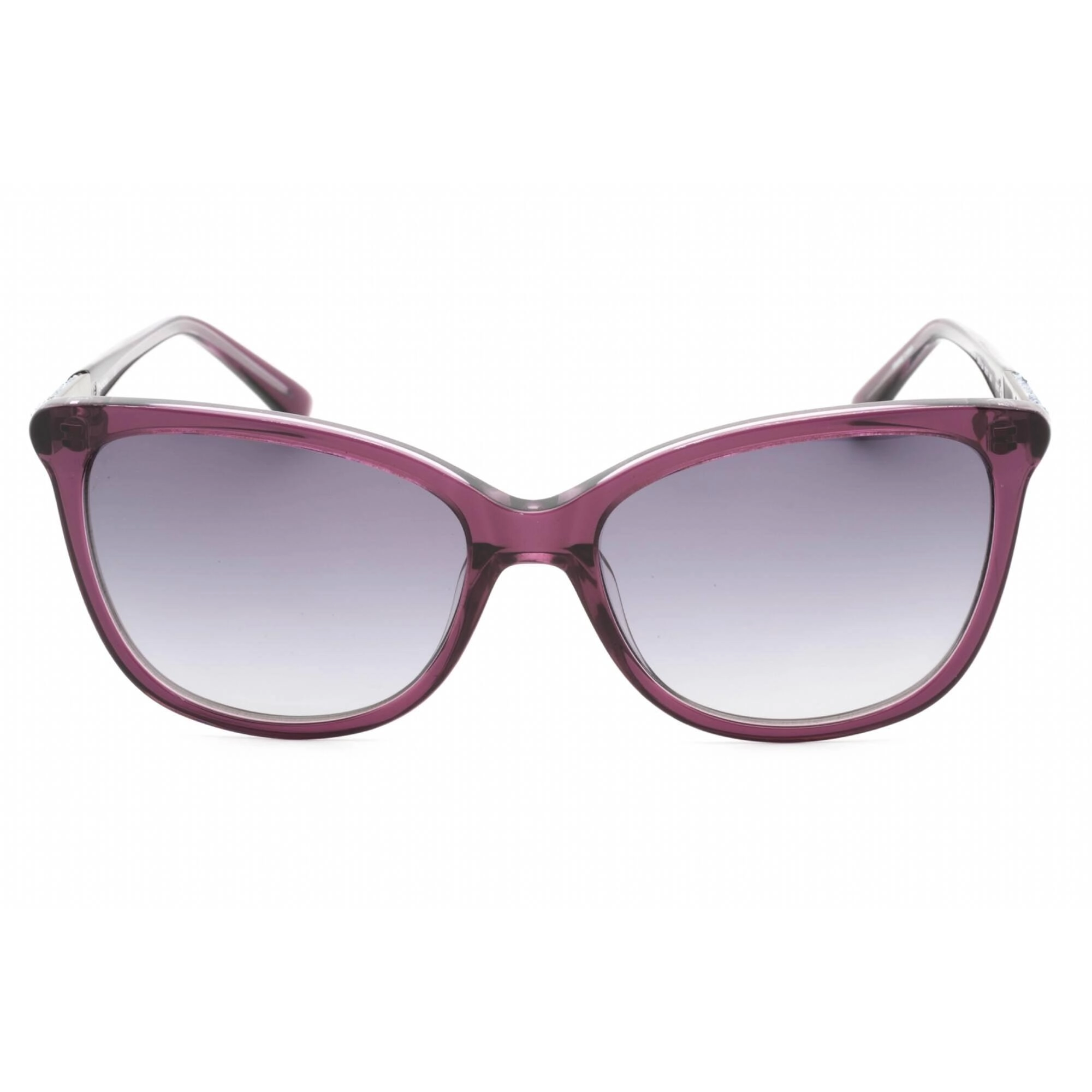 Bebe Women's Sunglasses - Plum Full Rim Rectangular Fixed Nose Pads Frame | BB7197 500