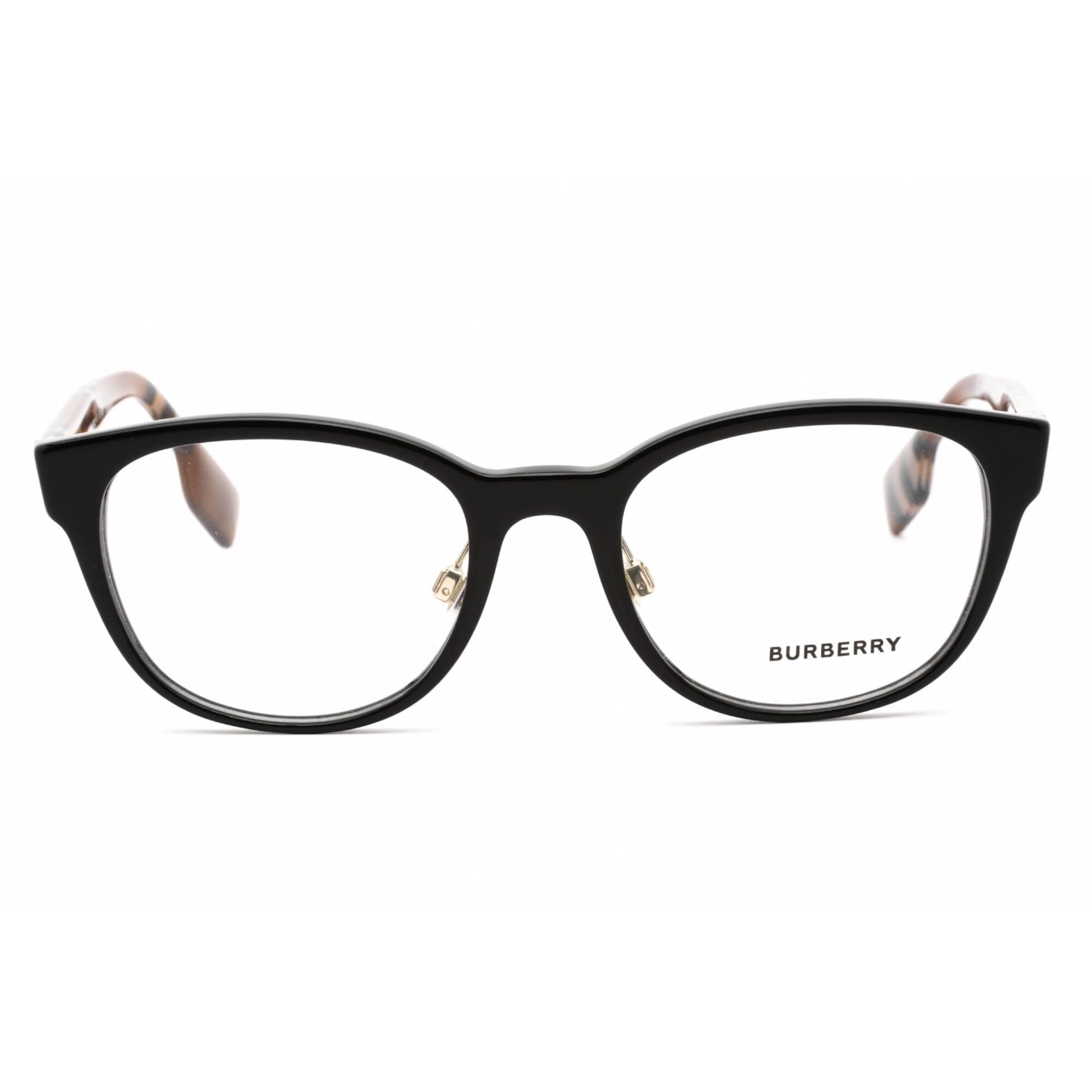 Burberry Women's Eyeglasses - Full Rim Black Plastic Rectangular Frame | 0BE2381D 4041