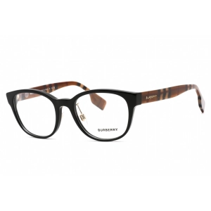 Burberry Women's Eyeglasses - Full Rim Black Plastic Rectangular Frame | 0BE2381D 4041