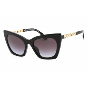 Burberry Women's Sunglasses - Black Cat Eye Frame Grey Gradient Lens | 0BE4372U 30018G