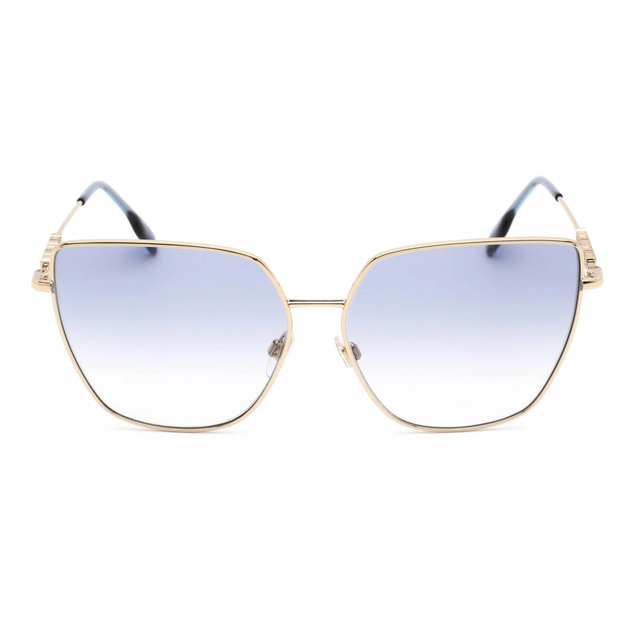 Burberry Women's Sunglasses - Blue Lens Light Gold Cat Eye Frame | 0BE3143 110979