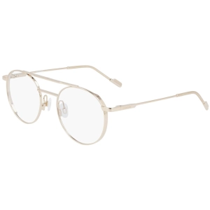 Calvin Klein Unisex Eyeglasses - Gold Metal Round Frame | CALVIN KLEIN CK21101 717