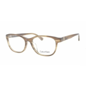 Calvin Klein Unisex Eyeglasses - Striped Brown Rectangular | CALVIN KLEIN CK5906A 240