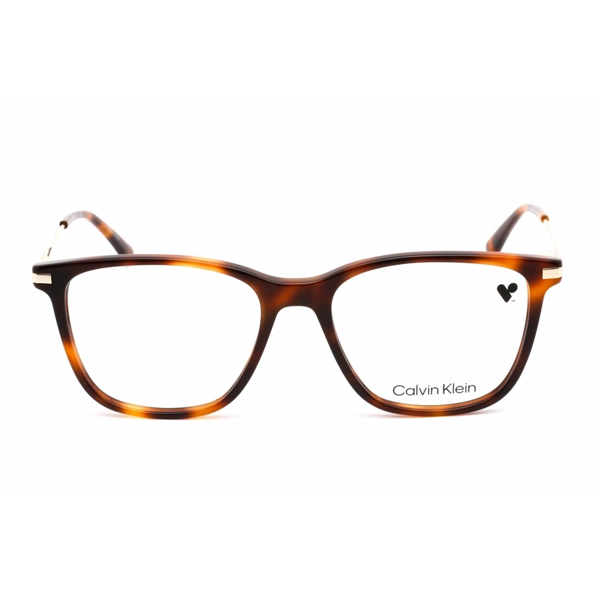 Calvin Klein Women's Eyeglasses - Square Soft Tortoise Plastic Frame | CK19711 240