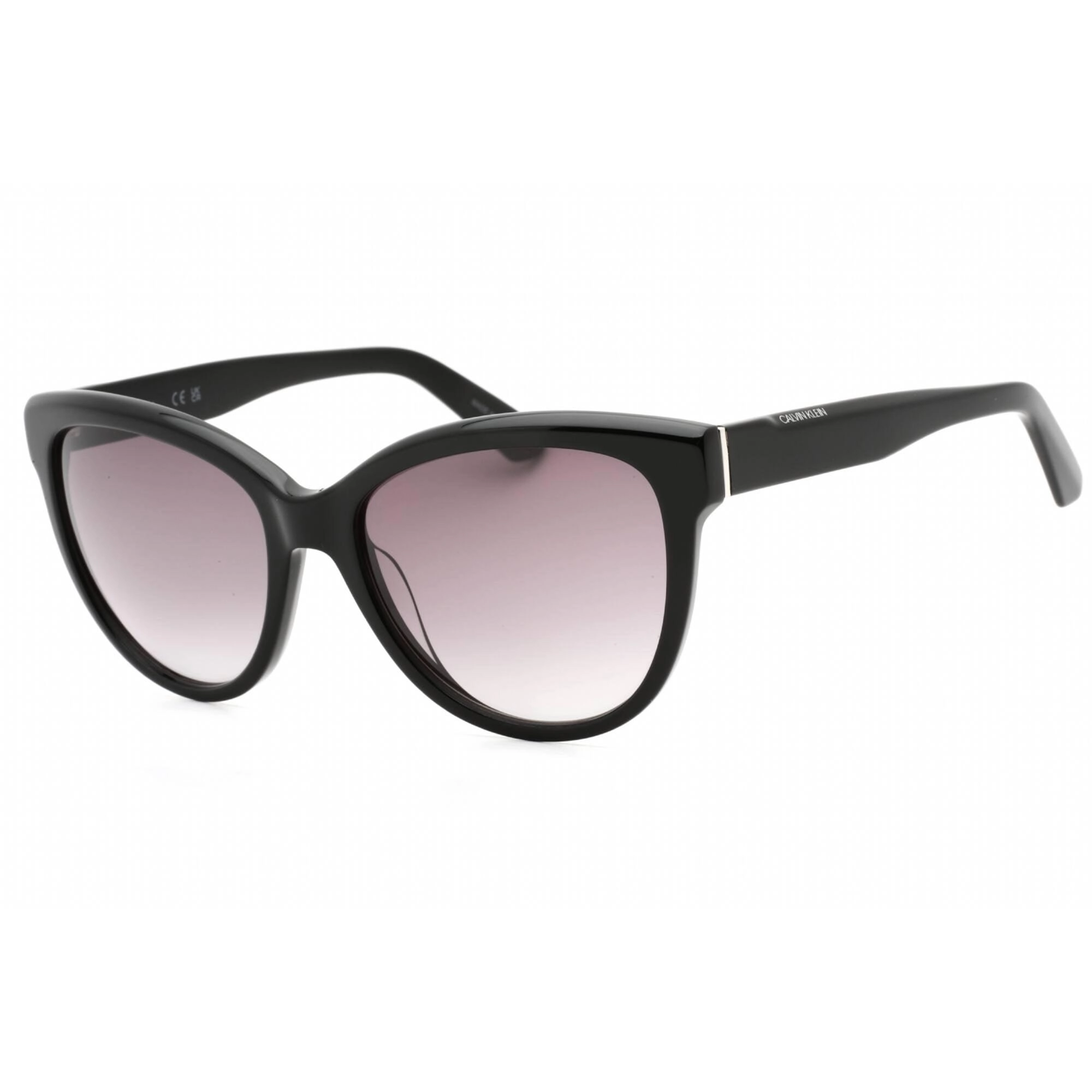 Calvin Klein Women's Sunglasses - Black Cat Eye Plastic Full Rim Frame | CK21709S 001