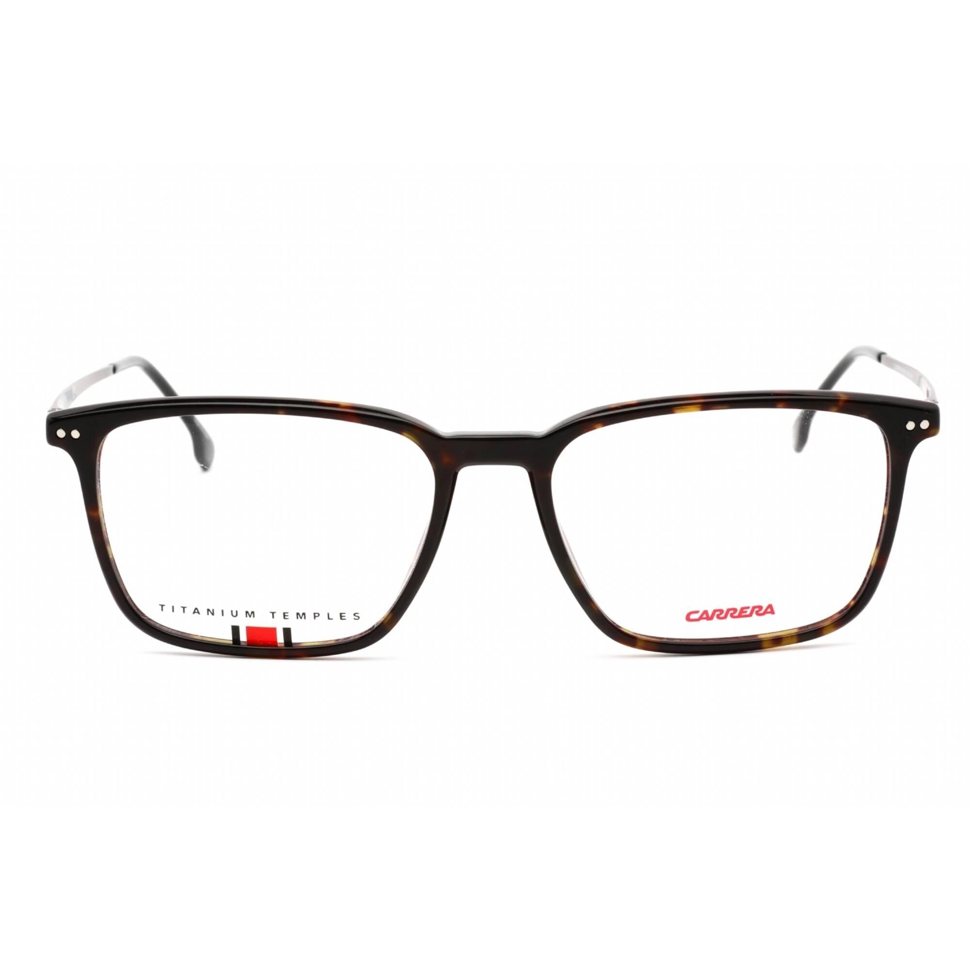 Carrera Unisex Eyeglasses - Clear Demo Lens Havana Rectangular | CARRERA 8859 0086