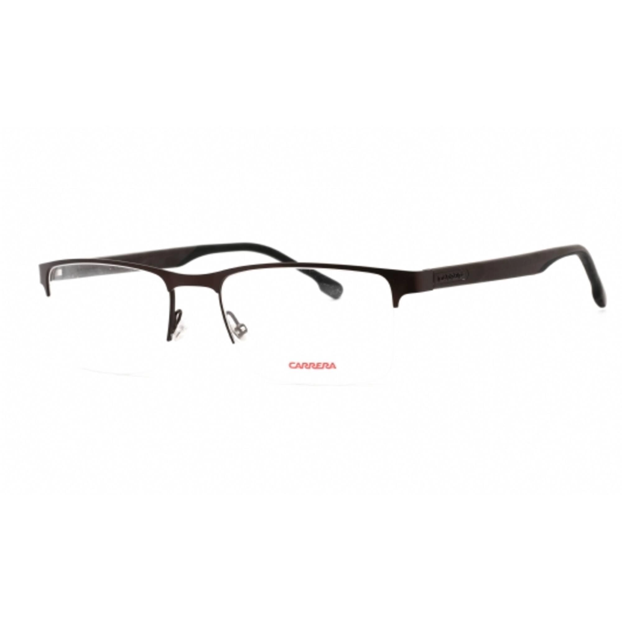 Carrera Unisex Eyeglasses - Half Rim Brown Metal Rectangular | CARRERA 8864 009Q 00