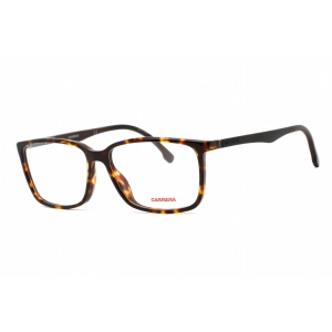 Carrera Unisex Eyeglasses - Havana Plastic Rectangular Frame | CARRERA 8856 009Q 00