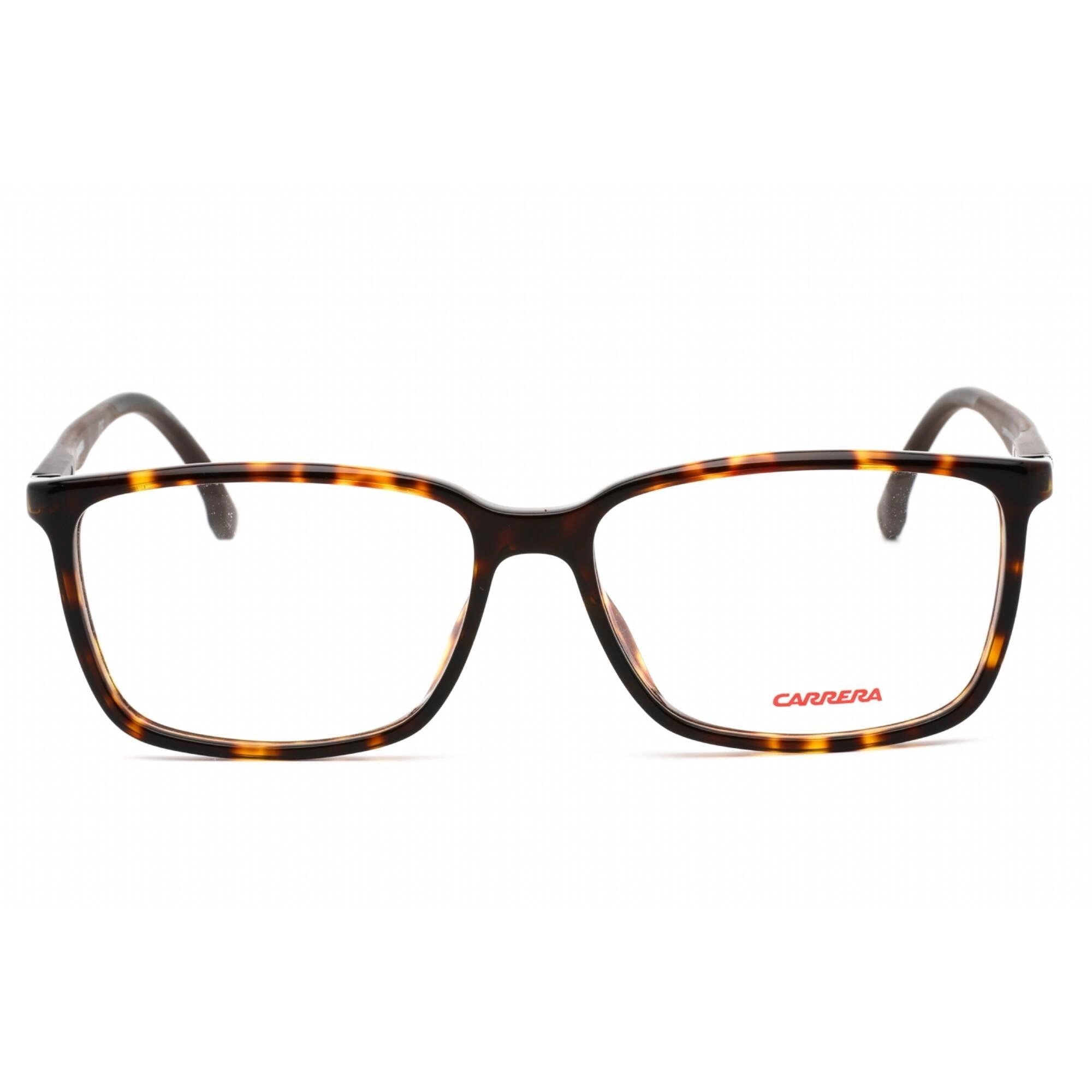 Carrera Unisex Eyeglasses - Havana Plastic Rectangular Frame | CARRERA 8856 009Q 00