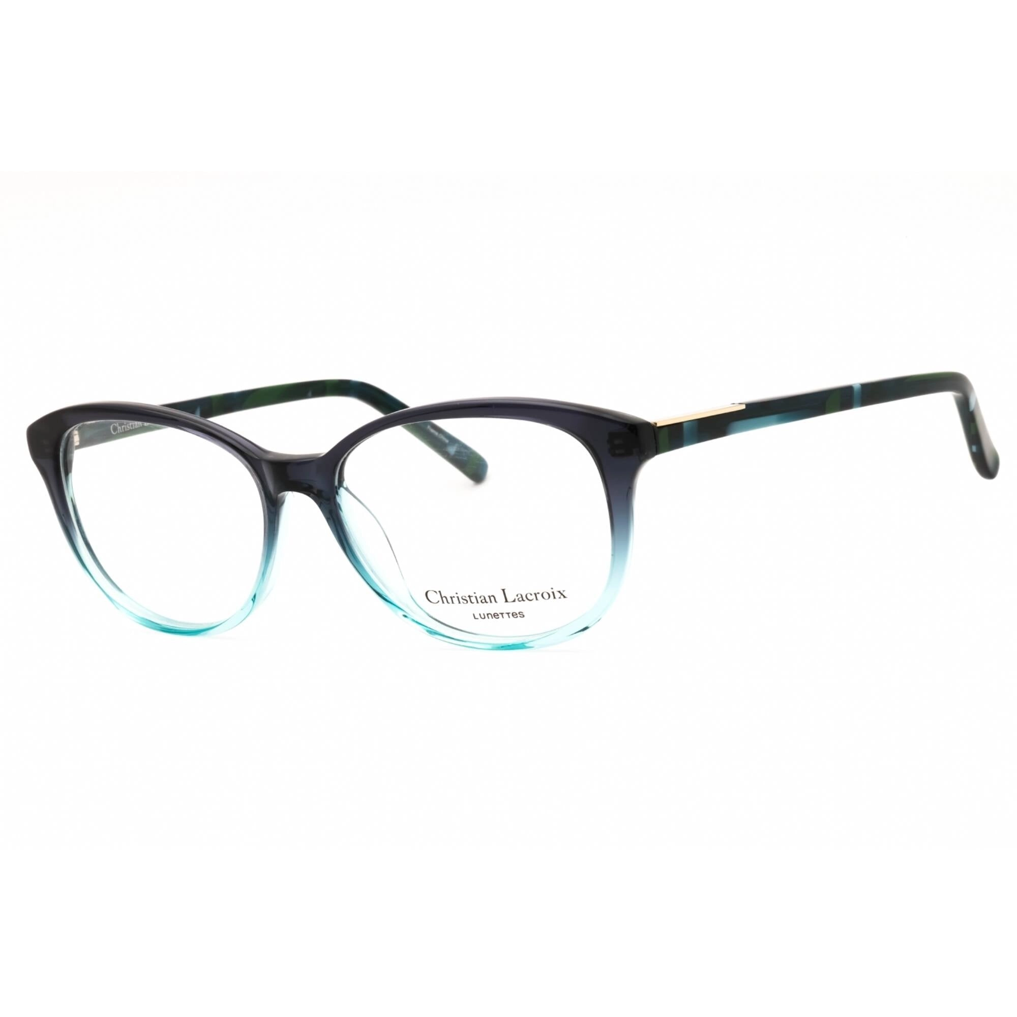 Christian Lacroix Women's Eyeglasses - Blue Gradient Plastic Oval Frame | CL1040 621