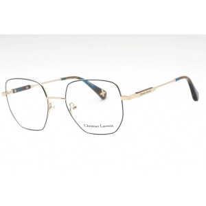 Christian Lacroix Women's Eyeglasses - Blue/Gold Metal Geometric Frame | CL3077 600