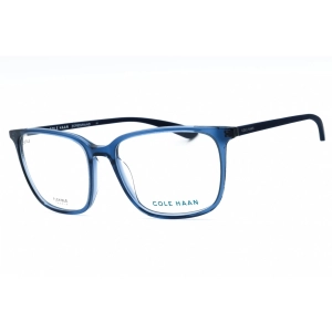 Cole Haan Unisex Eyeglasses - Blue Crystal Acetate Full Rim Rectangular | CH4502 400