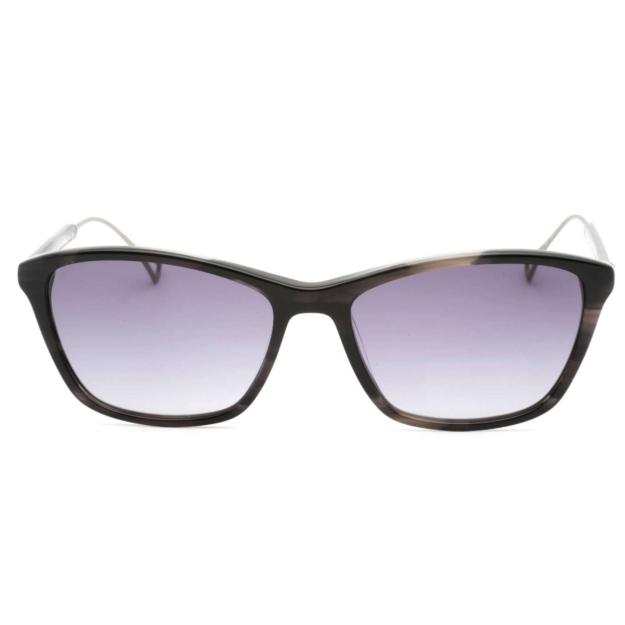 Cole Haan Women's Sunglasses - Grey Horn Acetate Full Rim Cat Eye Frame | CH7081 036