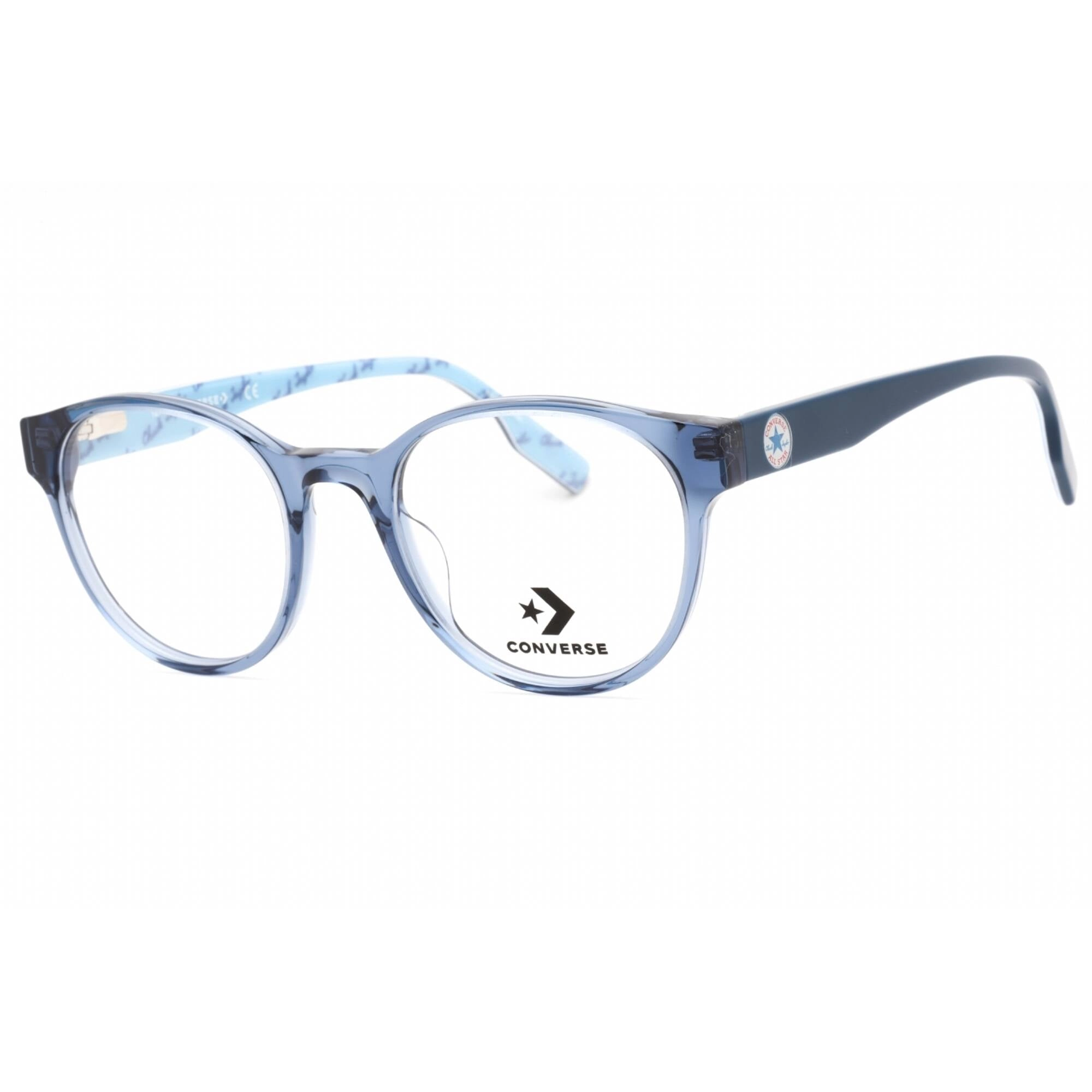 Converse Women's Eyeglasses - Crystal Aegean Storm Round Plastic Frame | CV5002 420