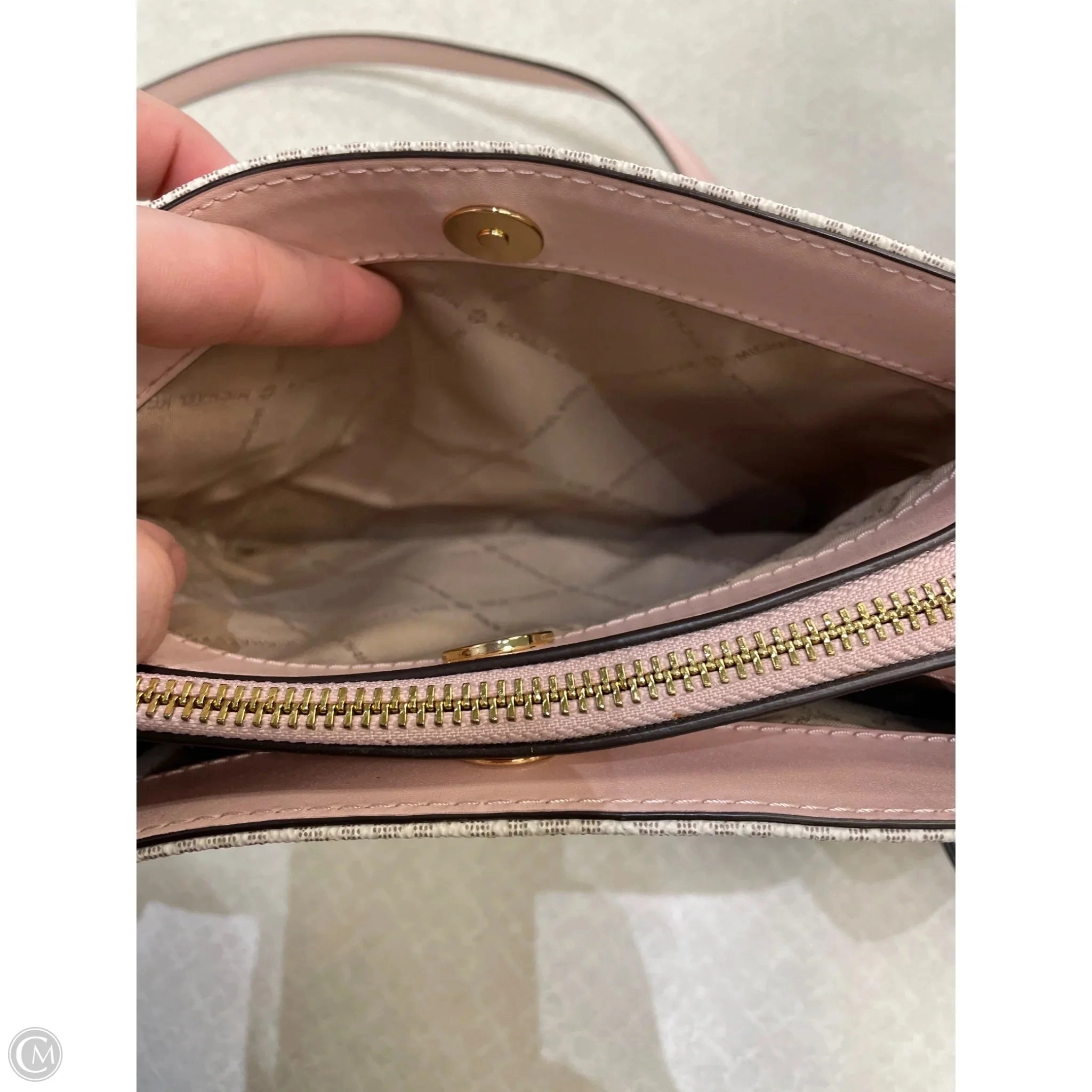 Crossbody Designer By Michael Kors, Size: Medium
