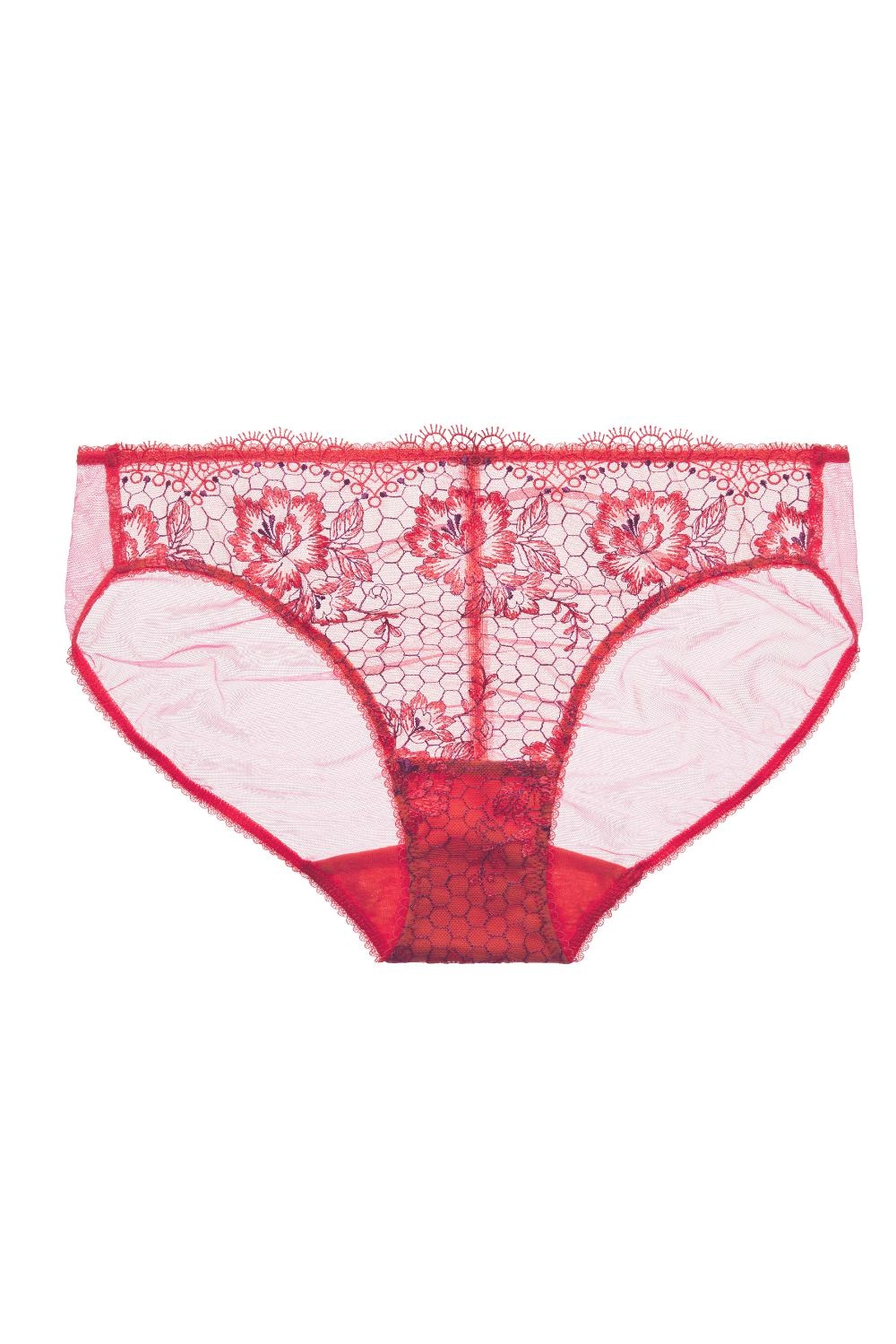 Dita Von Teese Evelina Bikini Panty Blood Orange