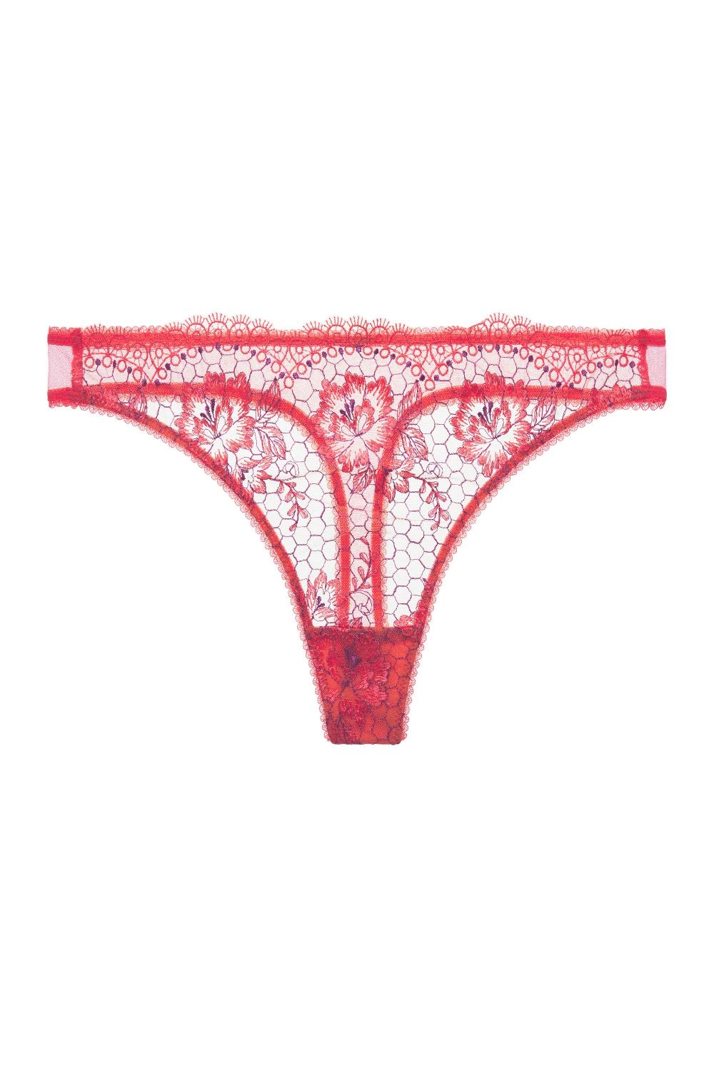 Dita Von Teese Evelina G-String Panty Blood Orange