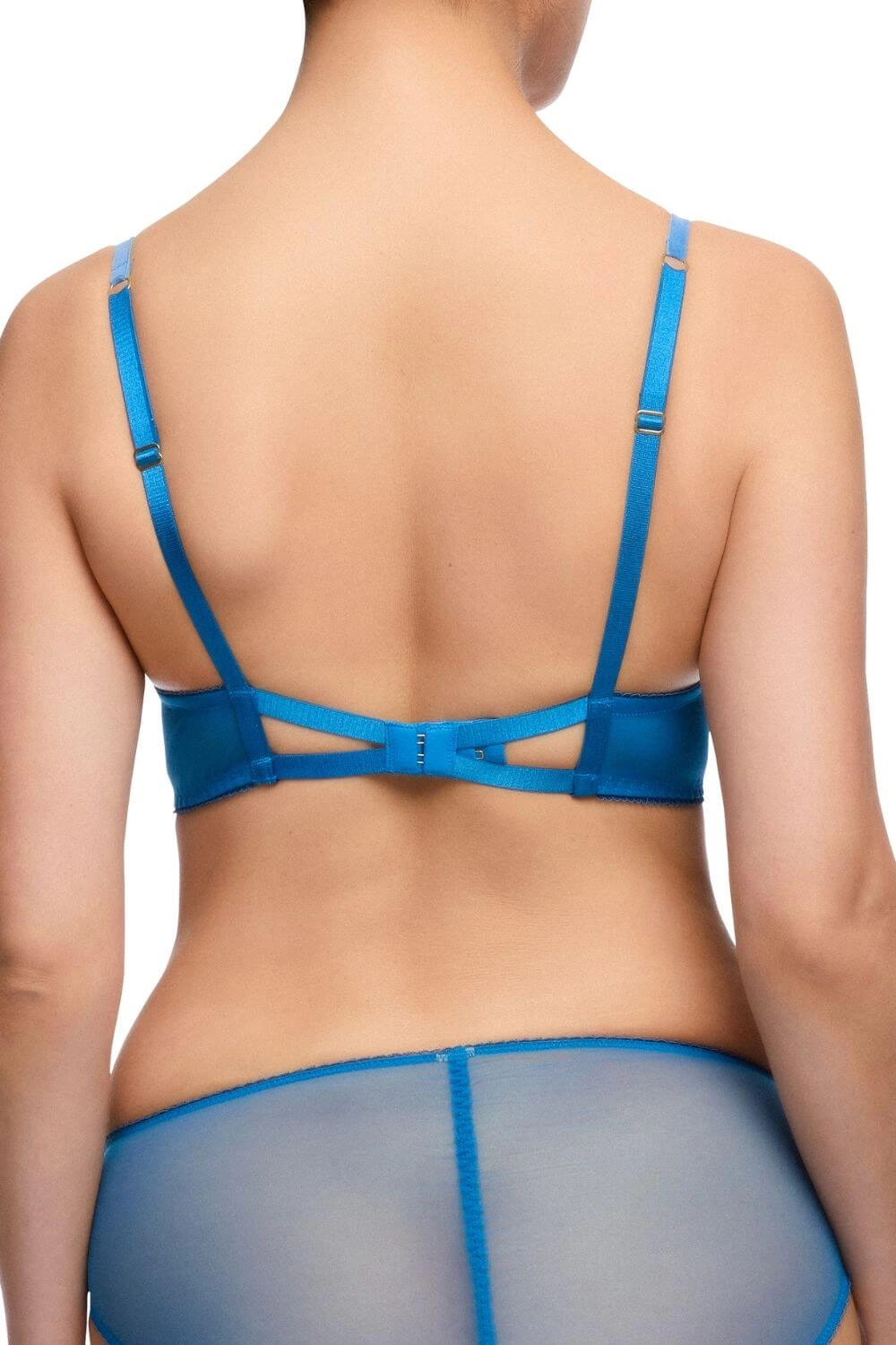 Dita Von Teese Evelina Unlined Bra Ocean Blue