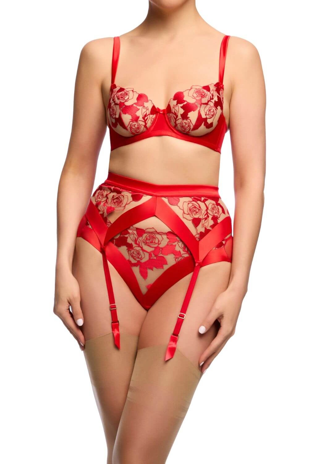 Dita Von Teese Rosabelle Unlined Bra Flame