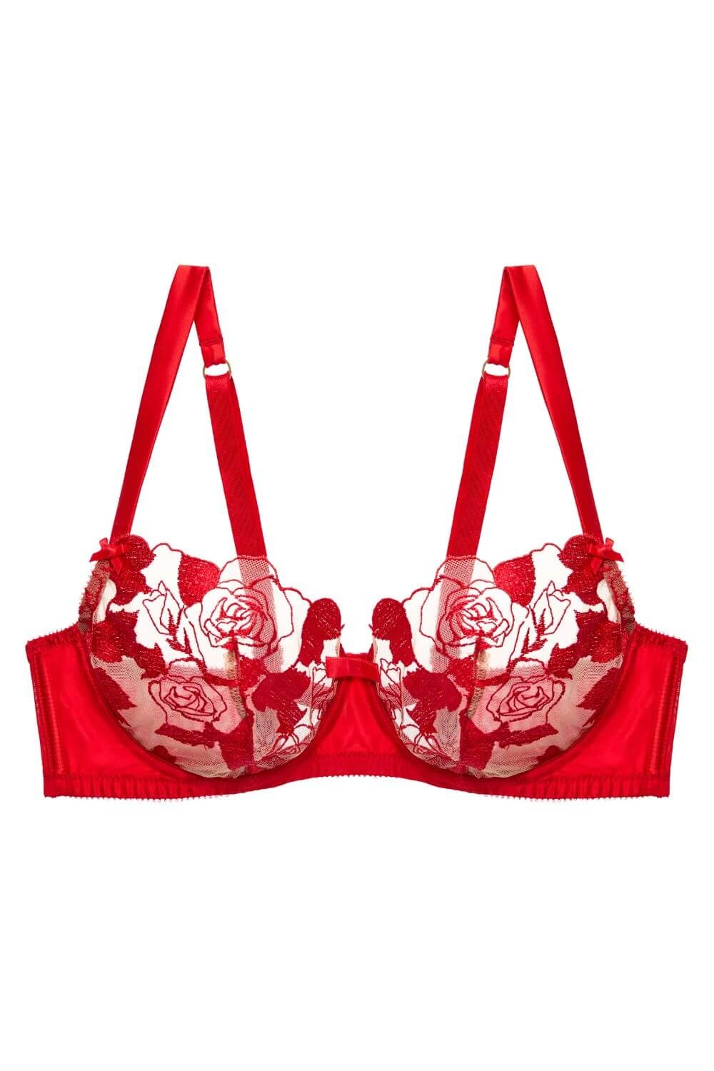 Dita Von Teese Rosabelle Unlined Bra Flame
