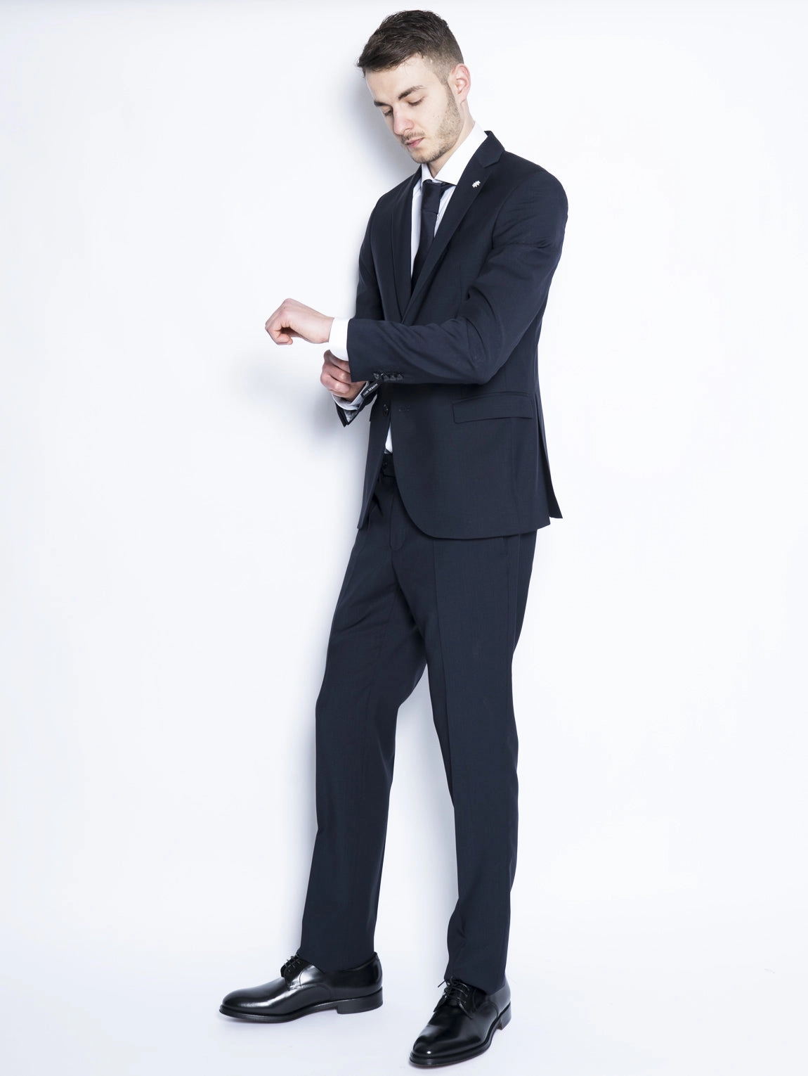 Dress in cool Blue wool