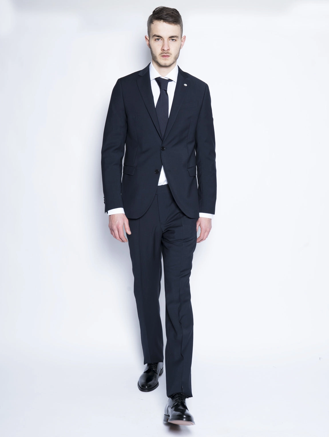 Dress in cool Blue wool