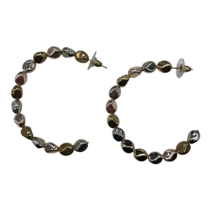 Earrings Hoop By Clothes Mentor In Gold & Silver