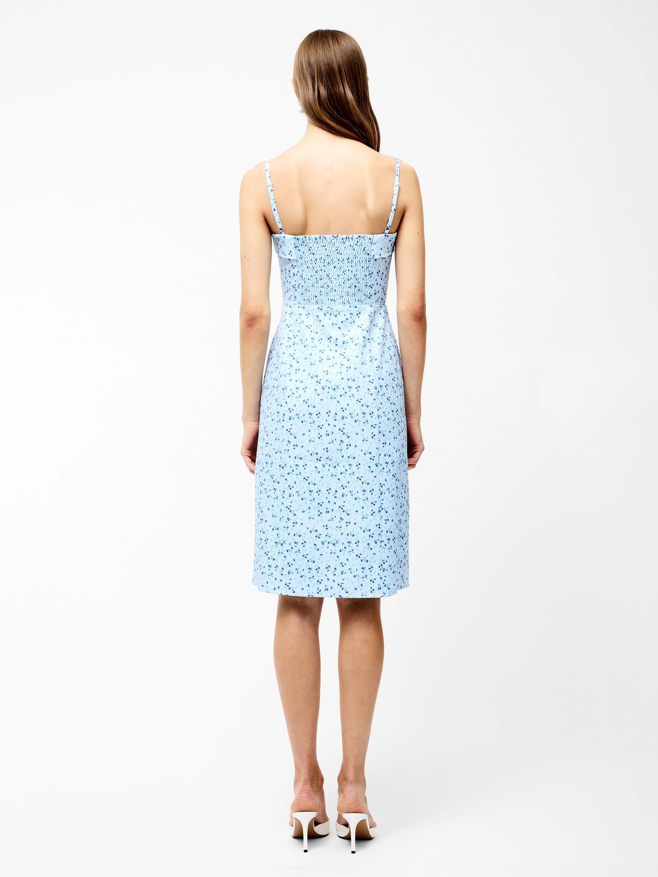 Echo Crepe Strappy Midi Dress