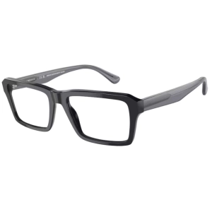Emporio Armani Unisex Eyeglasses - Black Acetate Metal Square Frame | 3206F 5017